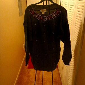 Vintage Victoria Jones Jewels +Gem sweater